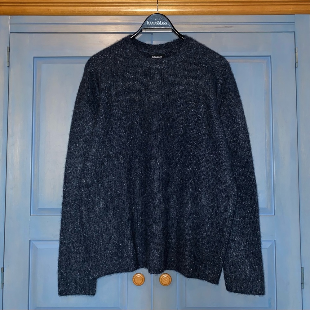 Naadam Marled Blue Cashmere Sweater